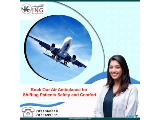 Hire Air Ambulance Services in Lucknow by King with Professional Medical Team