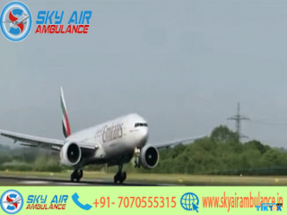 Choose Sky Air Ambulance From Guwahati to Delhi With Air Craft with Life Saving Gadgets
