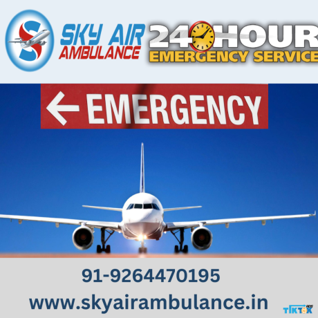 trusted-and-reasonable-air-ambulance-service-in-raipur-by-sky-air-big-0