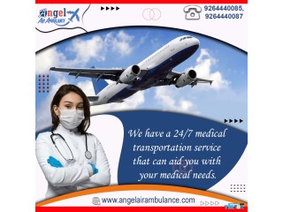 Take the Prompt Evacuation Air Ambulance in Ranchi by Angel
