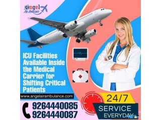 Conveniently & secure Patient Rescue by Angel Air Ambulance Services in Lucknow
