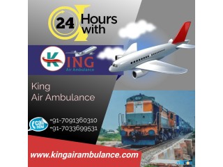 Hire Air Ambulance Service in Dibrugarh by King with Critical Medical Aid