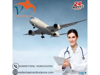 Pick Vedanta Air Ambulance Service in Bhubaneswar for Dedicated Doctor Crew