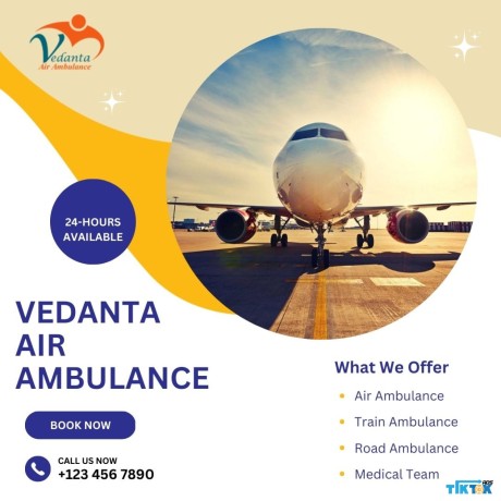 vedanta-air-ambulance-from-kolkata-with-magnificent-medical-benefits-big-0