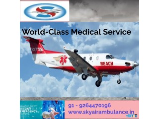 Sky Air Ambulance from Gorakhpur to Delhi| Selected Hospitals