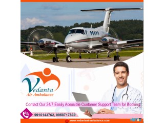 Vedanta Air Ambulance in Patna with Fabulous Curative Care