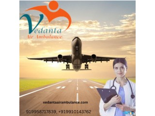 Choose Vedanta Air Ambulance Service in Kolkata with Life-Care Ventilator Setup
