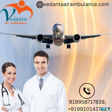 pick-vedanta-air-ambulance-service-in-muzaffarpur-with-a-competent-doctor-and-paramedic-team-big-0