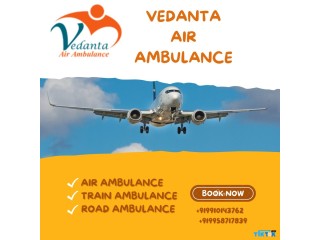 Vedanta Air Ambulance Service in Kolkata with flawless Healthcare Services