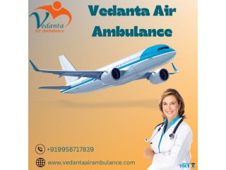 Book Vedanta Air Ambulance from Kolkata with Finest Medical Attention