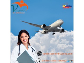 Gain Vedanta Air Ambulance Service in Indore with Expert Paramedic Team to take Care of the Patient