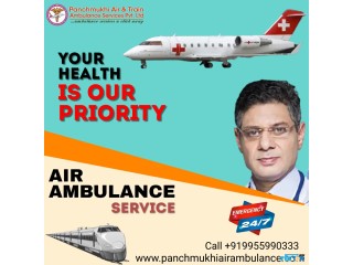 Use Panchmukhi Air Ambulance Services in Bathinda with Complete Medical Resources