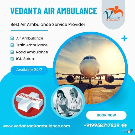 choose-vedanta-air-ambulance-in-guwahati-with-advanced-healthcare-facility-big-0