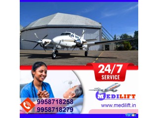 Pick Air Ambulance from Kolkata by Medilift with World-Class Medical Equipment