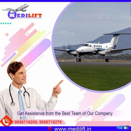 choose-air-ambulance-in-guwahati-by-medilift-with-certified-medical-crew-big-0