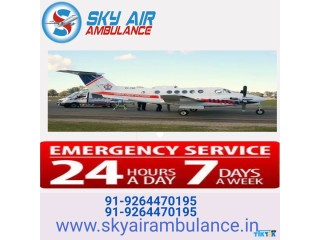 Sky Air Ambulance from Delhi | Fleet of Dedicated Air Ambulances