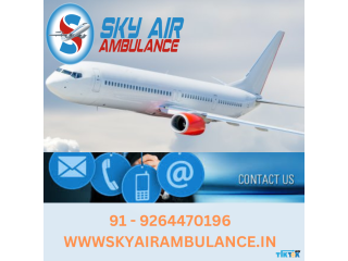 Sky Air Critical Care Ambulance Service from Visakhapatnam