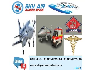 24x7 Hours Best ICU Setup Medical Air Ambulance from Imphal by Sky Air