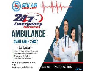 Get A well Featured Medical Air Ambulance from Kozhikode by Sky Air