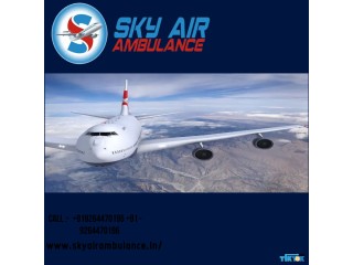 Sky Air Ambulance from Raipur to Delhi | Specialized Medical Team