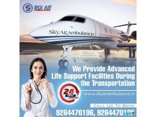 Sky Air Ambulance from Dibrugarh to Delhi