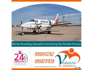 Get Air Ambulance Service in Gaya by Vedanta with Certified Medical Team