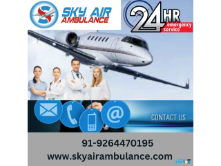 Get A Hi-Tech Medical Equipment Air Ambulance from Kolkata by Sky Air