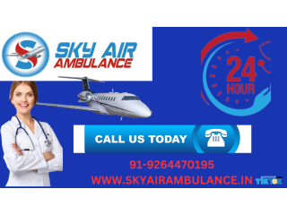 Sky Air Ambulance from Varanasi at The Most Genuine Price