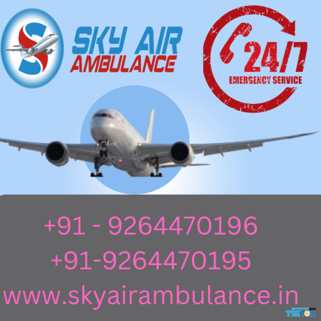 complete-medical-care-air-ambulance-from-indore-by-sky-air-big-0