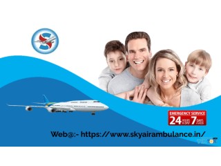 Sky Air Ambulance from Guwahati to Delhi | Specific Hospital