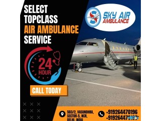 Sky Air Ambulance from Bangalore to Delhi | Onboard on Preferred Date