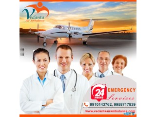 Get Air Ambulance Service in Vellore by Vedanta with 24X7 Experienced Medical Team