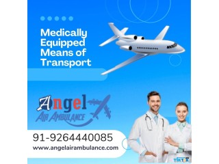 Book the World Class Medical Rescue Air Ambulance Services in Kolkata by Angel