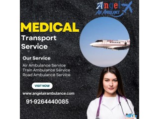Book the World Class Medical Rescue Air Ambulance Services in Kolkata by Angel