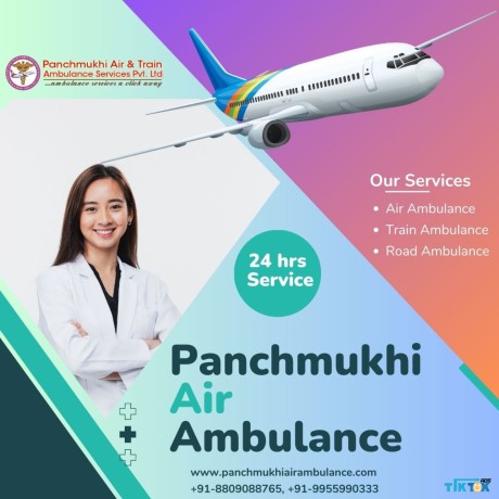 obtain-panchmukhi-air-and-train-ambulance-in-patna-with-perfect-medical-treatment-big-0