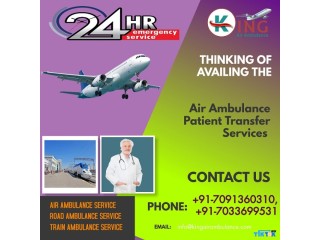 Hire King Air Ambulance in Varanasi - All Medical Facilities