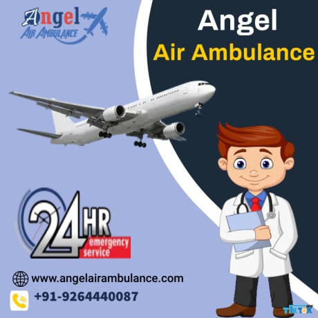 swiftly-transfer-the-patient-by-angel-air-ambulance-services-in-siliguri-by-angel-big-0