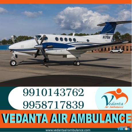 pick-air-ambulance-service-in-kanpur-by-vedanta-with-highly-skilful-medical-panel-big-0
