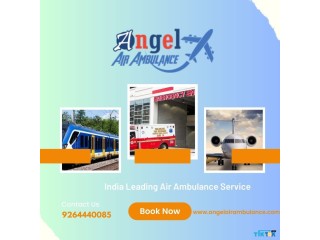 Use Patient Safe Transportation Anytime by Angel Air Ambulance Services in Guwahati