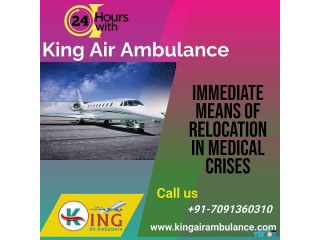 Receive MICU Air Ambulance services in Dibrugarh at Low Fares by King