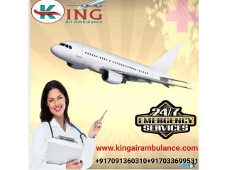 Hire Air Ambulance Services in Jamshedpur with Monitoring Tools by King