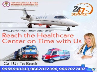 Book Panchmukhi Train Ambulance Service in Patna at a Nominal Rate