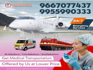 Panchmukhi Train Ambulance in Ranchi Specialized in Offering Non Risky Medical Transportation