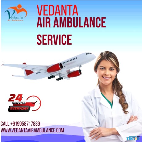 utilize-air-ambulance-service-in-kanpur-by-vedanta-with-bed-to-bed-transfer-big-0