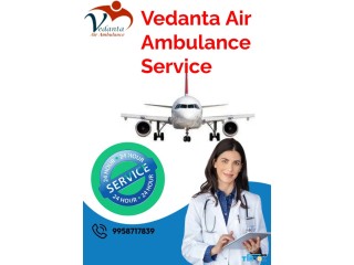 Avail Air Ambulance Service in Rajkot by Vedanta with Advanced ICU Support