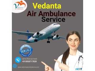 Get Air Ambulance Service in Shilong by Vedanta with Experienced Healthcare Team
