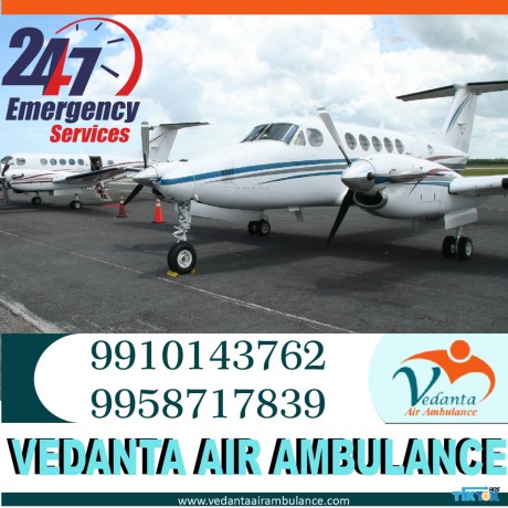gain-air-ambulance-service-in-bikaner-by-vedanta-with-world-class-medical-equipment-big-0