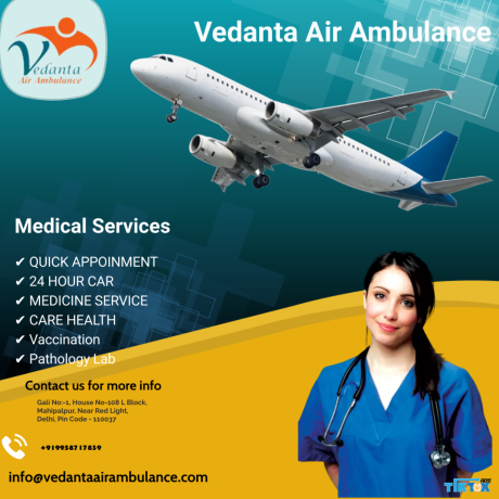 get-air-ambulance-service-in-gaya-by-vedanta-with-bed-to-bed-transfer-facility-big-0