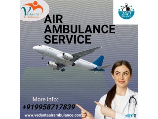 Book Air Ambulance Service in Goa by Vedanta with Special ICU Care