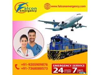 Get Certified Service from Falcon Emergency Train Ambulance Services in Ranchi